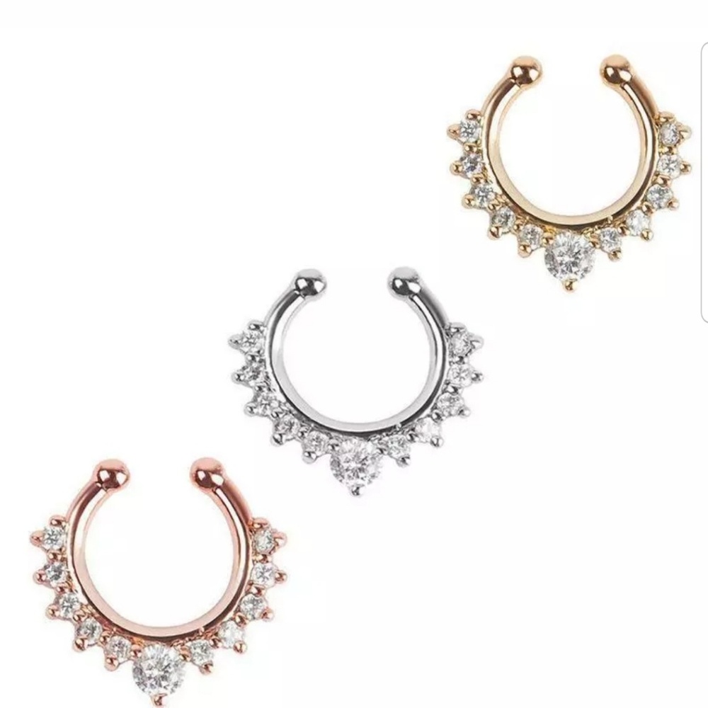 Nose septum faux rings one each only - Picture 6 of 6